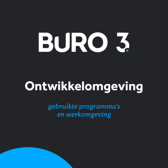 portfolio item over mijn werkomgeving en gebruikte programma's tijdens mijn stage
