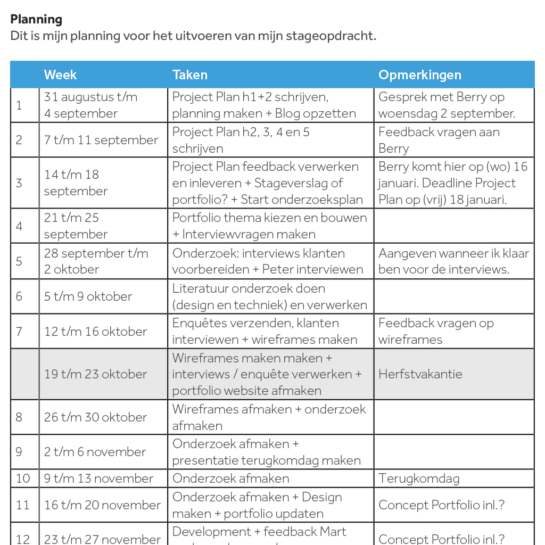 uitgelichte afbeelding voor portfolio item planningen
