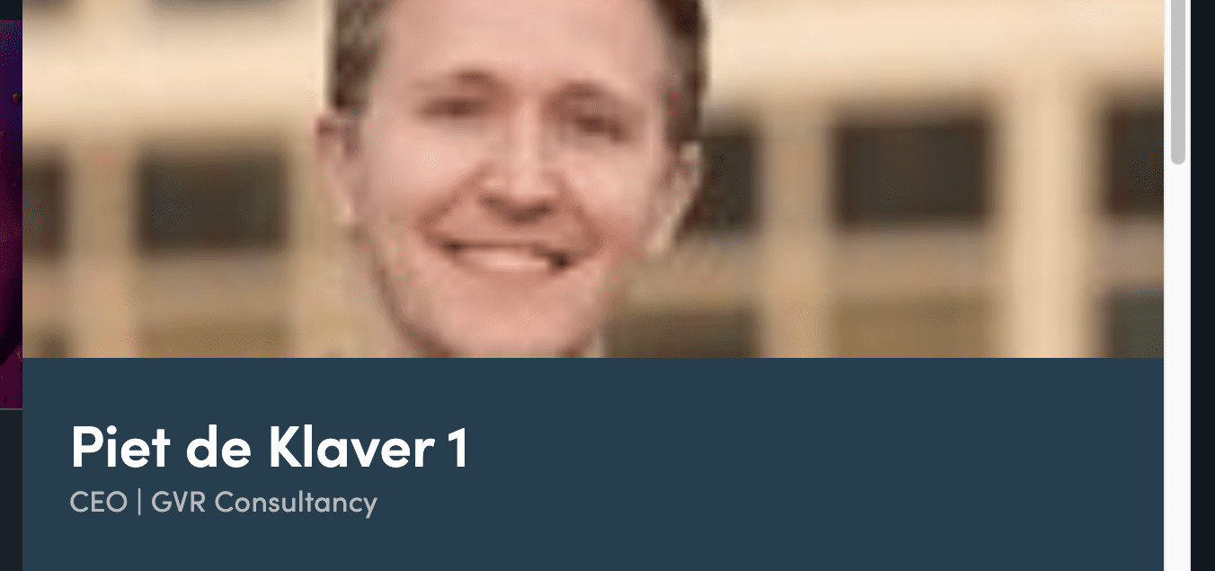 Overige projecten: VLE bio modal pop-up, desktop