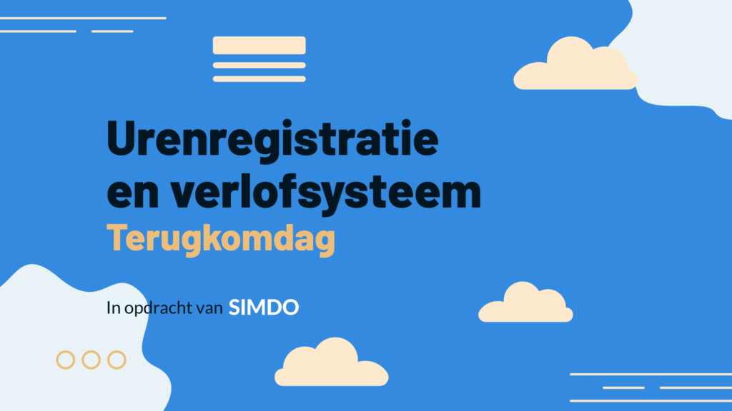 Titel dia van mijn presentatie voor de terugkomdag.