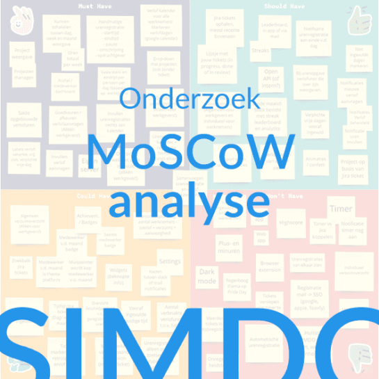 Omslagfoto MoSCoW analyse